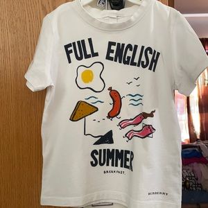 Authentic Burberry tee,5T boys